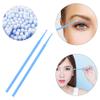 300 PCS Eyelash Extension Supplies Kit Disposable Micro Swab Brush Eyebrow Spoolies Lip Stick Brush Mascara Wand Applicator Makeup Brush Tool(Blue Sets) view 4