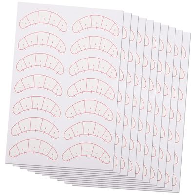 3 Eyelash Positioning Eye Patch Eyelash Extension Posters Lash Extension Eye Pads Eyelash Tape Sticker Eyelash Extension Tape Makeup Tape for Eyeshadow Pp Extension Belt Breathable