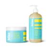 Bliss Body Scrub and Body Wash Duo- Lemon & Sage Scent - Gentle, Hydrating, Balancing - Clean, Vegan, Cruelty-Free Skincare view 1