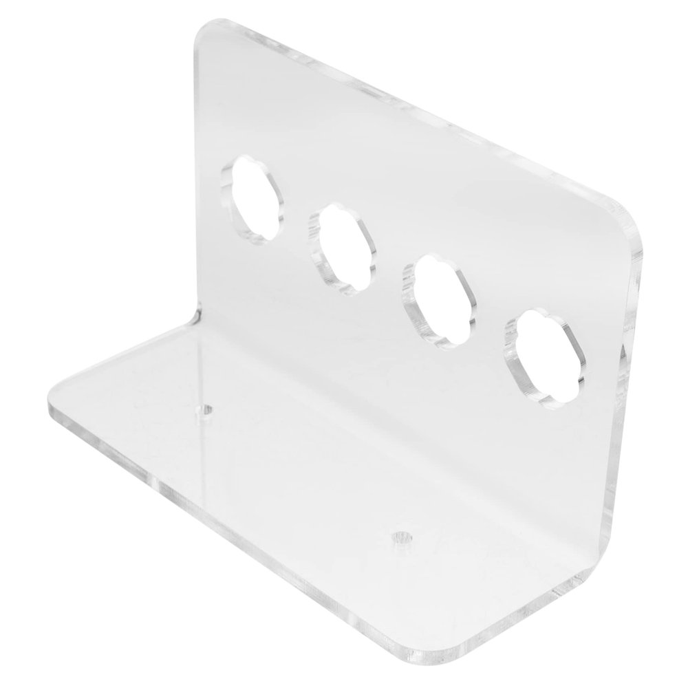 FOMIYES Hairdressing Scissor Comb Holder Rack Wall Mounted Shear Holder for Salon