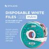STALEKS PRO Disposable White Abrasive Tape papmAm Expert  100 Grit  7m Roll in Plastic Case  Glueless Replaceable Abrasive  Professional Nail Shaping  Manicure & Pedicure view 4