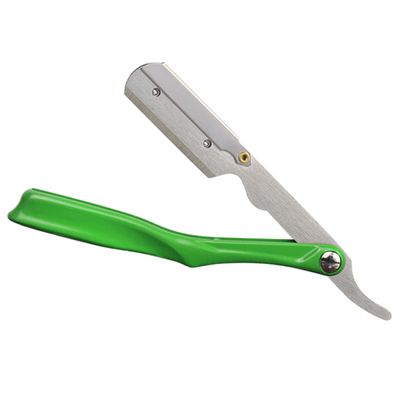 Beavorty Barber Razor Holder Foldable Shaver Holder with Ergonomic Handle for Easy Use Durable Design for Home and Barber Shop Shaving Needs
