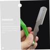 Beavorty Barber Razor Holder Foldable Shaver Holder with Ergonomic Handle for Easy Use Durable Design for Home and Barber Shop Shaving Needs view 3