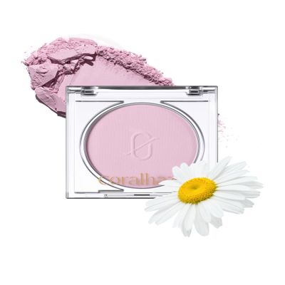 CORALHAZE Soft Blur Cheek 03 Pure Lavender, Silky Air-Blur Powder Blush for Smooth Pore Blurring Finish, Lightweight Buildable Color, Natural Radiance, Long-Lasting Wear, Soft Blush, Korean Makeup