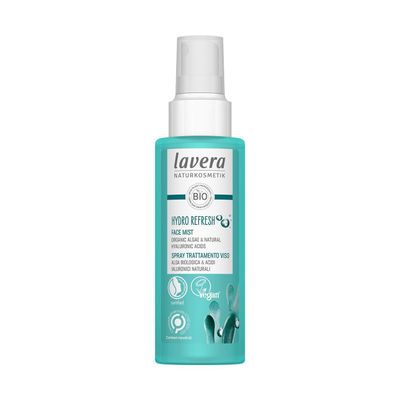 lavera Hydro Refresh Face Mist - Organic Algae & Natural Hyaluron Acids - Natural Cosmetics - Vegan - certified - 100ml