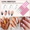 Saviland Nail Art Liner Brushes Set and Liquid Latex for Nails Set view 2