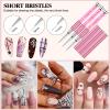 Saviland Nail Art Liner Brushes Set and Liquid Latex for Nails Set view 4