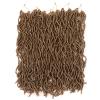 16 Inches Faux Locs Crochet Hair 7 PCS Soft Locs Crochet Hair Goddess Locs Hair Extensions Dark Blonde view 2