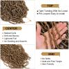 16 Inches Faux Locs Crochet Hair 7 PCS Soft Locs Crochet Hair Goddess Locs Hair Extensions Dark Blonde view 3