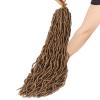 16 Inches Faux Locs Crochet Hair 7 PCS Soft Locs Crochet Hair Goddess Locs Hair Extensions Dark Blonde view 4