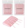 EVERMARKET Micro Swabs for Eyelash Extensions, 200 Pcs Disposable Micro Applicators Brush for Makeup 2mm Microswabs for Lash Supplies and Personal Care, Pink view 1