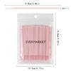 EVERMARKET Micro Swabs for Eyelash Extensions, 200 Pcs Disposable Micro Applicators Brush for Makeup 2mm Microswabs for Lash Supplies and Personal Care, Pink view 2