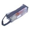 Mesh Cosmetic Bag Makeup Zipper Pouch Clear Cosmetic Storage Bags Handbag Toiletry Bag for Home Office Travel Accessories(M) view 1