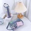 Mesh Cosmetic Bag Makeup Zipper Pouch Clear Cosmetic Storage Bags Handbag Toiletry Bag for Home Office Travel Accessories(M) view 4