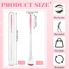 200 Pieces Mascara Wand Tube Set 100 Pcs Lash Spoolies for Eyelash Extensions 100 Pcs Diamond Empty Mascara Brush Disposable Colorful Eyebrow Applicator Makeup Tool, Mix Color (Cute) view 2
