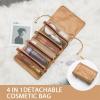 4-in-1 Travel Cosmetic Storage Bag - Organize Your Beauty Essentials On-the-Go (Black) view 2