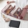 4-in-1 Travel Cosmetic Storage Bag - Organize Your Beauty Essentials On-the-Go (Black) view 3