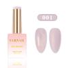 Varnail 6 Colors Pure Color Gel Polish, 2023 Spring Summer Pink Series DIY Kit, Soak off Nail Art Polish for Women 15ml/bottle (True Love) view 2