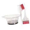 Beaupretty Hair Dye Brush and Bowl Set, Pink Ps Nylon PP Mixing Tool view 1
