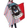 Custom Barber Cape Hairdresser Cape, Add Your Photo Text Logo Personalized Barber Salon Cape for Men, Customized Hair Cutting Cape for Home Salon Barbershop view 2