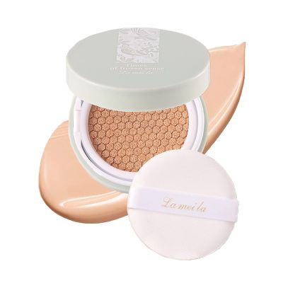 Air Cushion BB Cream Brightening Light Sense Concealer Moisturizing Smooth Face Base Makeup Long-Lasting Full Coverage Light Breathable Oil Control Moisturizing Delicate Not Dull Natural Color