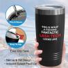 Flairy Land Appreciation Black Edition Ringneck Tumbler 20oz - Funtastick Lash Tech Looks - Funny Work Promotion Gift Lash Tech Girly Mascara Eyelashes Makeup Lover Esthetician view 4