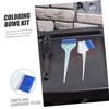 Beaupretty Blue Hair Dye Mixing Bowl Set with Brush for DIY Coloring view 3