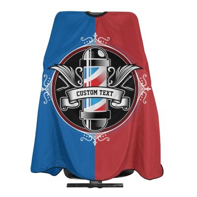 Custom Barber Cape Hairdresser Cape, Add Your Photo Text Logo Personalized Barber Salon Cape for Men, Customized Hair Cutting Cape for Home Salon Barbershop