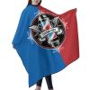 Custom Barber Cape Hairdresser Cape, Add Your Photo Text Logo Personalized Barber Salon Cape for Men, Customized Hair Cutting Cape for Home Salon Barbershop view 2