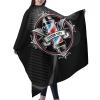 Custom Barber Cape Hairdresser Cape, Add Your Photo Text Logo Personalized Haircut Salon Cape for Men, Customized Hair Cutting Cape for Home Salon Barbershop view 2