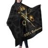 Custom Barber Cape - Add Your Photo, Text, Logo for Personalized Hairdresser Cape - Men's Customized Hair Cutting Cape for Home Salon and Barbershop view 2
