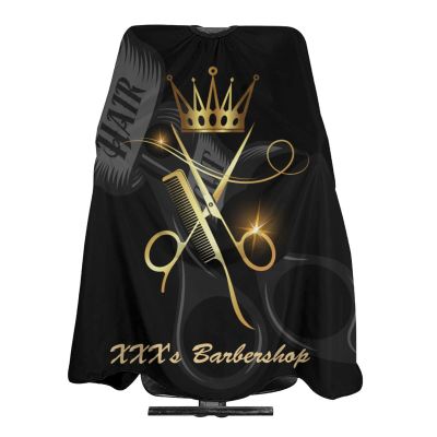 Custom Barber Cape Hairdresser Cape, Personalized Barber Shop Salon Cape for Men, Customized Hair Cutting Cape for Home Salon Barbershop