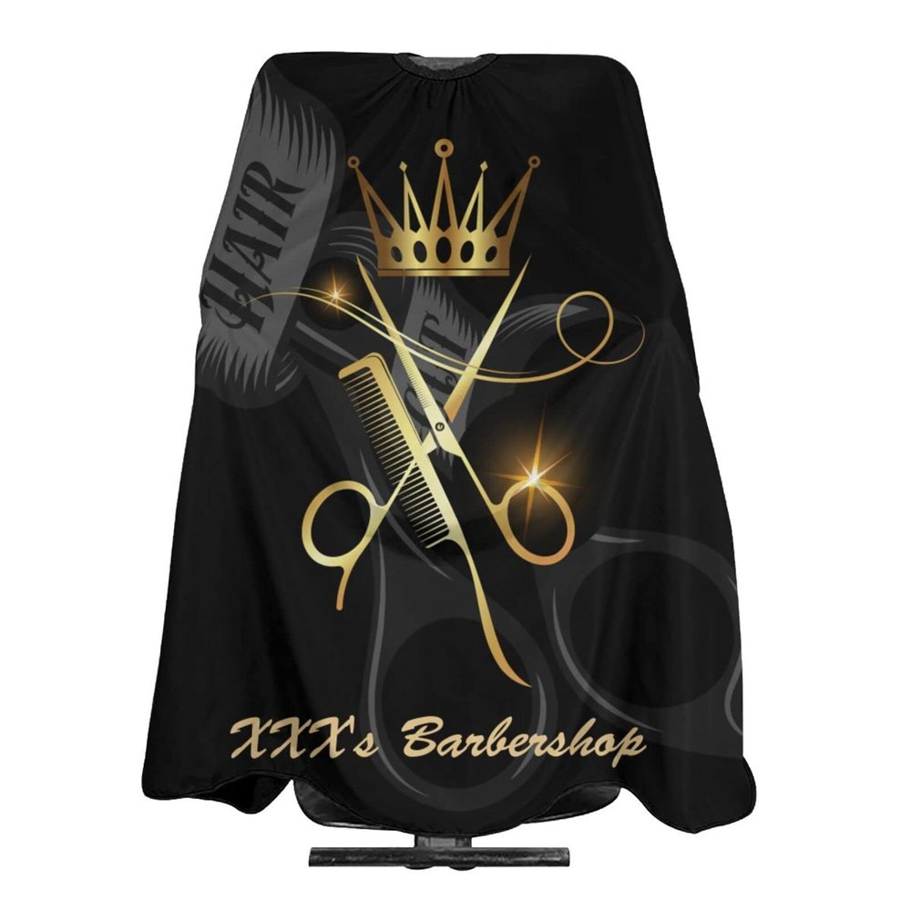 Custom Barber Cape Hairdresser Cape, Personalized Barber Shop Salon Cape for Men, Customized Hair Cutting Cape for Home Salon Barbershop
