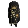 Custom Barber Cape Hairdresser Cape, Add Your Photo Text Logo Personalized Haircut Salon Cape for Men, Customized Hair Cutting Cape for Home Salon Barbershop view 3