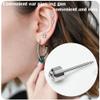 6 Pack Ear Piercing Kit, Disposable Ear Piercing Gun, Self Ear Piercing Gun, Safety Ear Piercing Kit Tool, Piercing Kit, Disposable Piercing Gun,Painless Ear Piercing Gun with 4mm Silver Earring Studs view 3