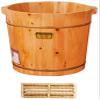 Foot Spas for Home Use Thick Binaural Wood Pedicure Barrels, Spa Massage Foot Bath Barrel, Portable Heightening, Bathroom Foot Bath Tub, Household Sleep, Improve,B Foot Bath Barrel ( Color : A ) view 1