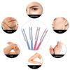 10 Pieces Eyebrow Razor for Women Facial Shaver Razor Brow Shaper Eyebrow Trimmer Dermaplaner Shaping Tool with Cover (Pink) view 4