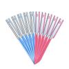 10 Pieces Eyebrow Razor for Women Facial Shaver Razor Brow Shaper Eyebrow Trimmer Dermaplaner Shaping Tool with Cover (Pink+Blue) view 1
