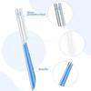 TAVENS 10Pcs Face Razor for Women, Exfoliating Dermaplaning Tool, Precision Blade, Comfort Grip Handle, Travel-Friendly, Easy to Clean view 4