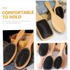 FOMIYES 2pcs Boar Bristle Hair Brush Portable Hair Comb Reduces Frizz Lightweight Design for Travel for Women and Men view 2
