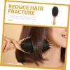 FOMIYES 2pcs Boar Bristle Hair Brush Portable Hair Comb Reduces Frizz Lightweight Design for Travel for Women and Men view 4