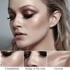 FOCALLURE 2 Pcs Mineral Cream Contour Stick,Moisturize Highlighter and Bronzer Pen,Non Stick Face Brightens & Shades Pencil,Long Lasting & Smooth Gliding Face Illuminator Makeup,Fair view 4
