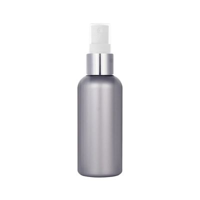 2oz (60ml) White/Gray PET Spray Bottles For Essential Oils, Perfumes, Cosmetics, DIY Travel, Fine Mist Spray Bottle, Mini Travel Bottle, Small Refillable Liquid Containers (Grey Bottle & Silver Sprayer - 20 pack)