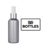 2oz (60ml) White/Gray PET Spray Bottles For Essential Oils, Perfumes, Cosmetics, DIY Travel, Fine Mist Spray Bottle, Mini Travel Bottle, Small Refillable Liquid Containers (Grey Bottle & Silver Sprayer - 20 pack) view 2