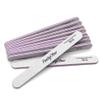 PrettyClaw | 50pc Professional Nail File 100/100 Grit Zebra Acrylic Nail Files Plastic Center Double Sided Zebra Emery Board for Nails Washable 7 inch Nail File view 3