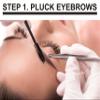 KC Republic Lash Eyebrow Extensions Kit with 2 Trays of Mink False in Brown and Dark Brown, Glue Clear & Extension Tweezers, Comes on Mixed Length 5-8 Mm Mix (Brown & Dark Brown, Pink Tweezer) view 4