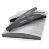PrettyClaw | 50pc Professional Nail File 80/100 Grit Black Half Moon Acrylic Nail Files Plastic Center Double Sided Emery Board for Nails Washable 7 inch Nail File view 1