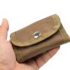Beavorty Protective Razor Beard with Blades Men Bag Khaki Shaving Nail Double Travel Storage Edge Brush Carrying Clipper Portable for Compartment and Safety Shaver Case Organizer Holder view 4