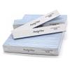 PrettyClaw | 50pc Professional Nail File 180/240 Grit Zebra Rectangle Acrylic Nail Files Plastic Center Double Sided Zebra Emery Board for Nails Washable 7 inch Nail File view 1