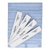 PrettyClaw | 50pc Professional Nail File 180/240 Grit Zebra Rectangle Acrylic Nail Files Plastic Center Double Sided Zebra Emery Board for Nails Washable 7 inch Nail File view 2